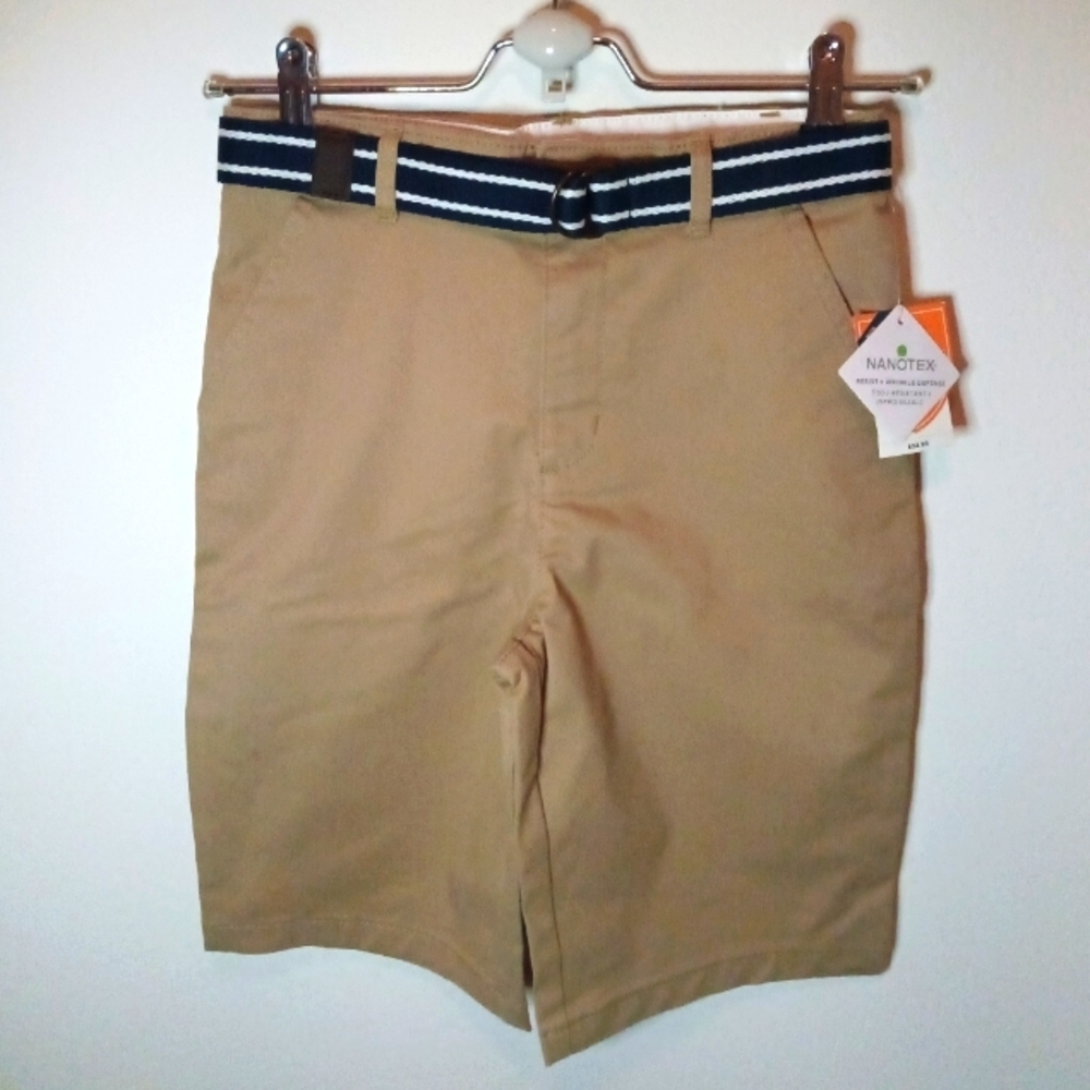 Gymboree Tan/Khaki Sz 12 BTS School Uniform Shorts NWT